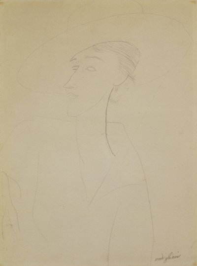 Portrait of Madame Zborowska by Amedeo Modigliani